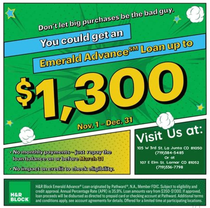 Is the Emerald advance based on your credit?