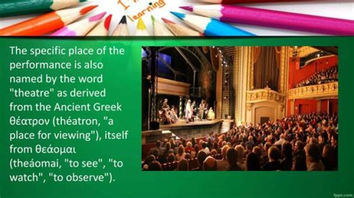 Is theatron a greek word?