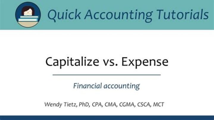 Should i capitalise accounting?