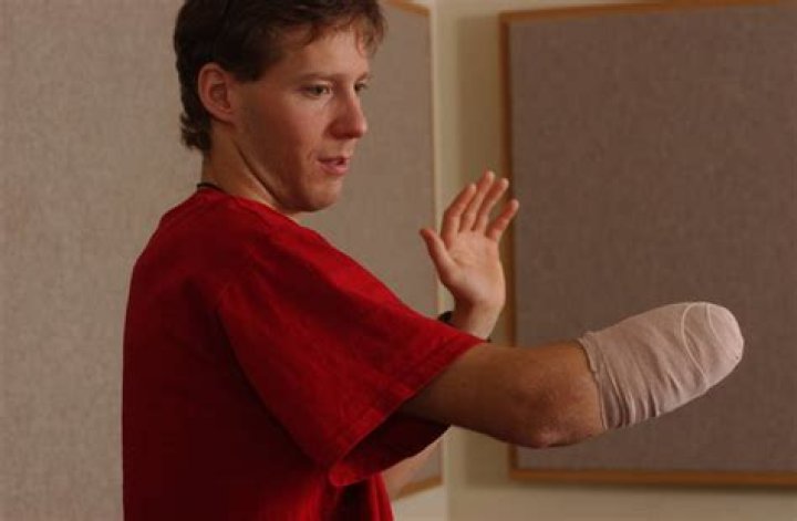 Was aron ralston's arm found?