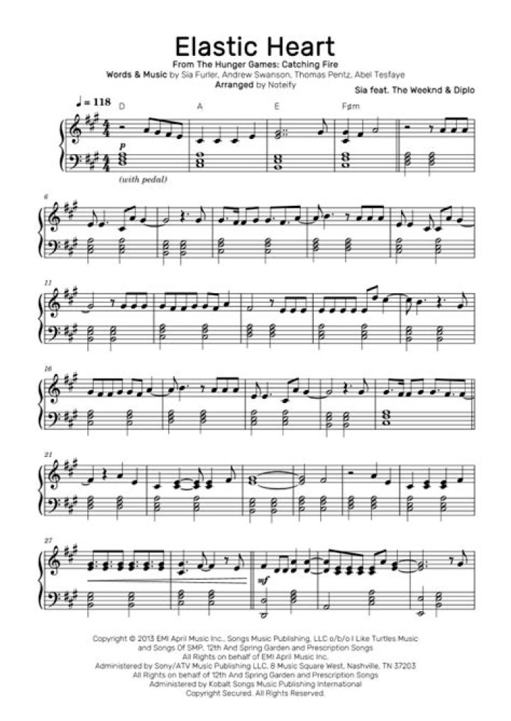 Was elastic heart written for catching fire?