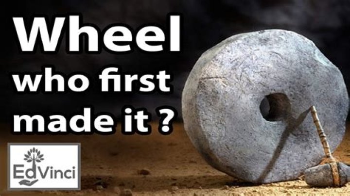 Was the first wheel made of stone?