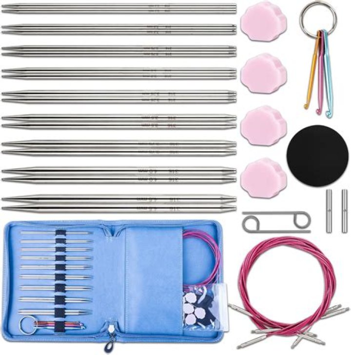 What are circular knitting needles for?