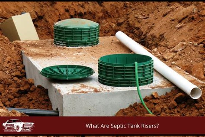 What are septic tank risers?