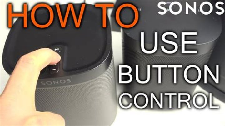 What are the buttons on Sonos move?