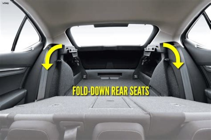 What cars have rear seats that fold flat?