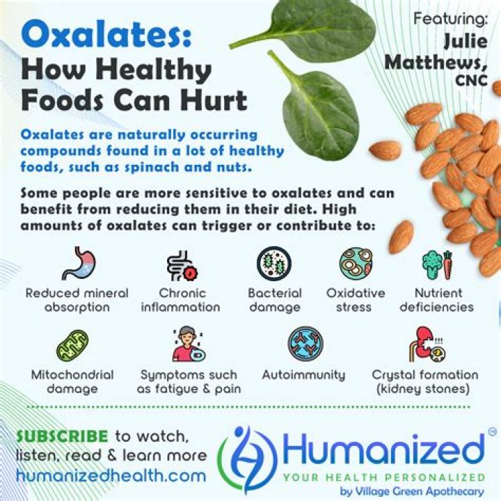 What do oxalates do?