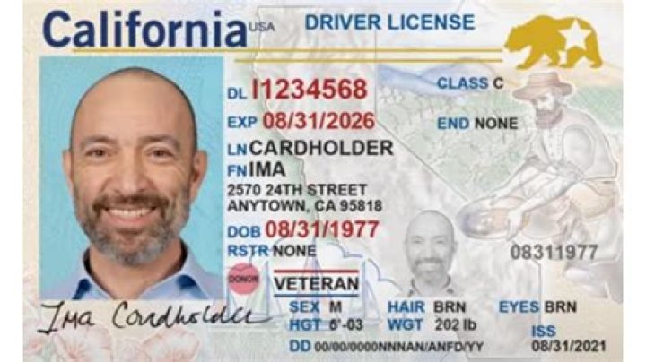 What do the numbers on a California driver's license mean?