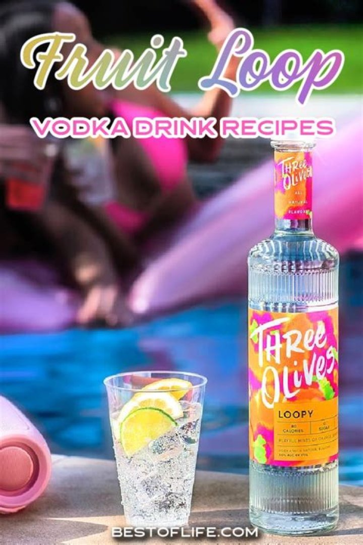 What do you mix with fruit loop vodka?