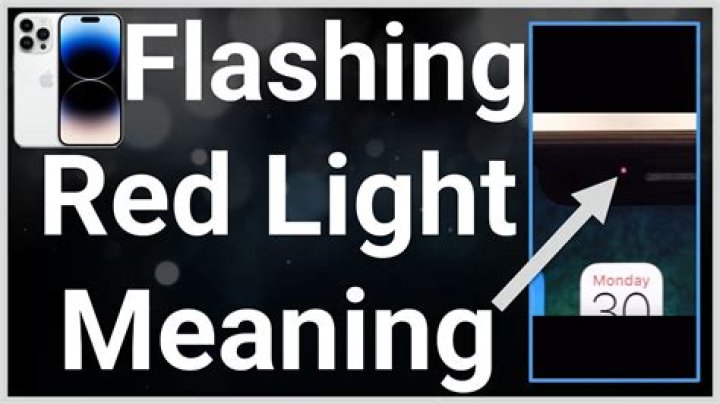 What does red light on LG phone mean?