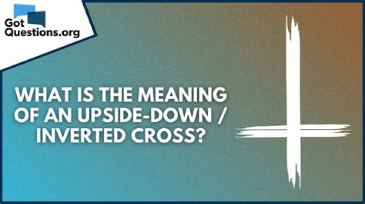 What does the upside down Broken Cross mean?