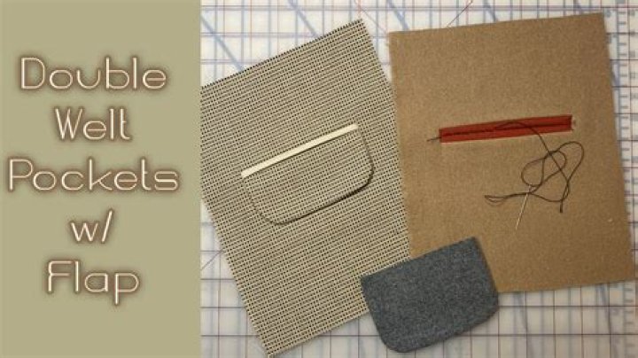 What is a besom pocket used for?