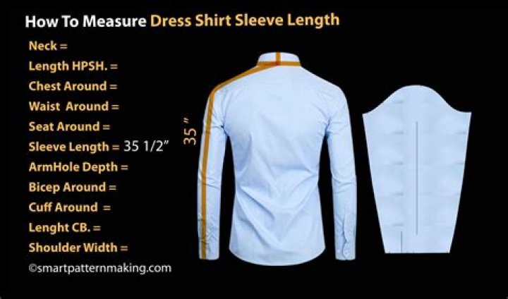 What is a large dress shirt size?
