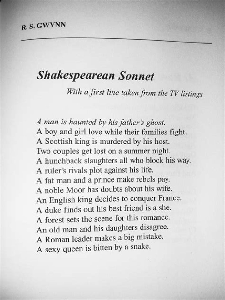 What is a spenserian sonnet poems?