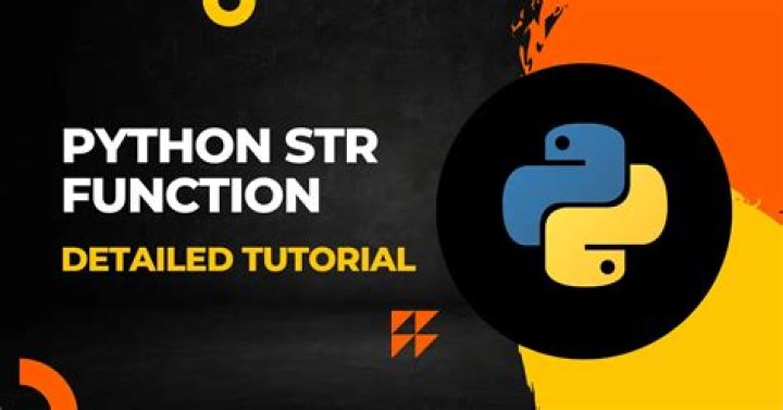 What is str function in python?