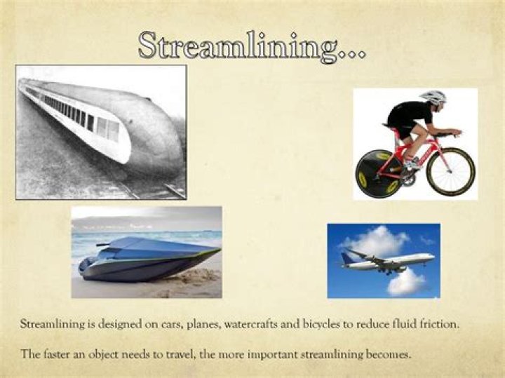 What is streamlining in friction?