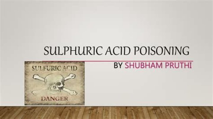 What is sulphas poison?