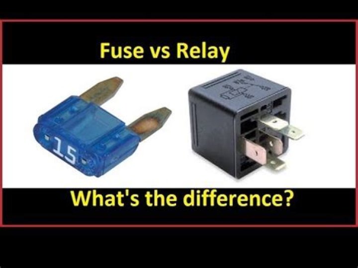 What is the difference between fuse and relay?
