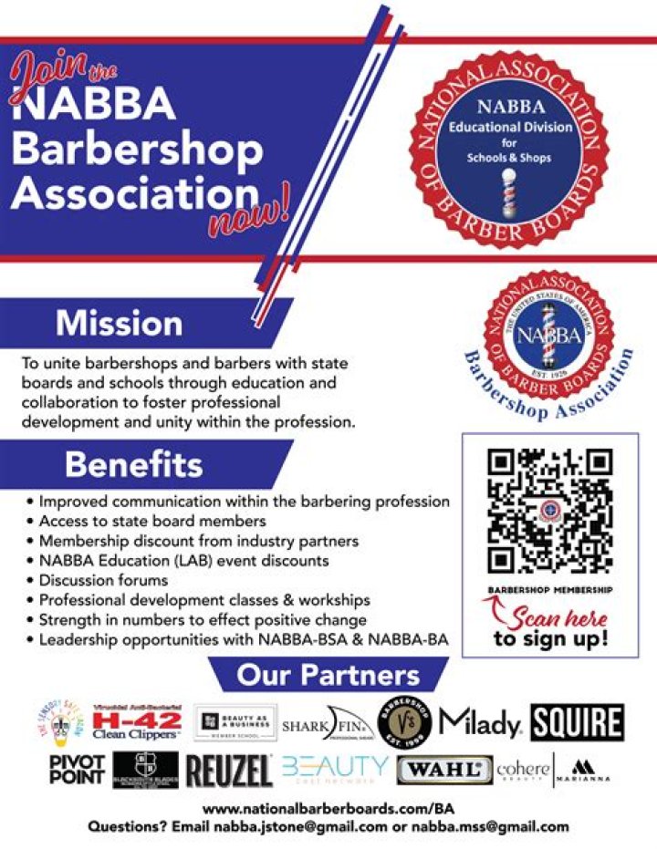 What is the National Association of Barber Boards of America?