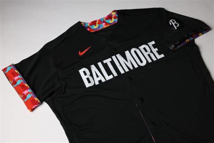What is the patch on the Baltimore Orioles uniform?