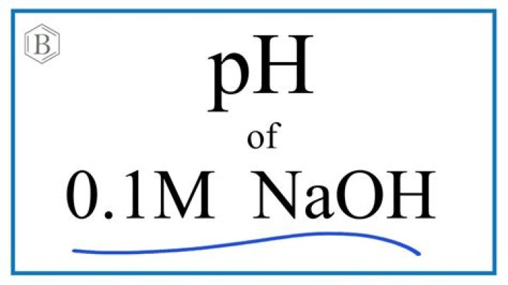 What is the pH of 0.0001 m NaOH?