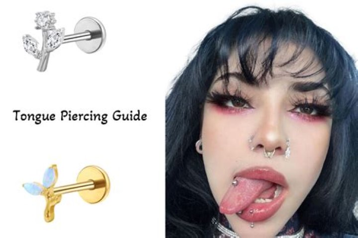 What is the triple tongue piercing?