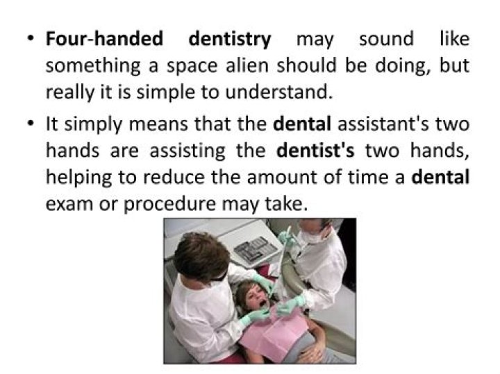 What is two handed dentistry?