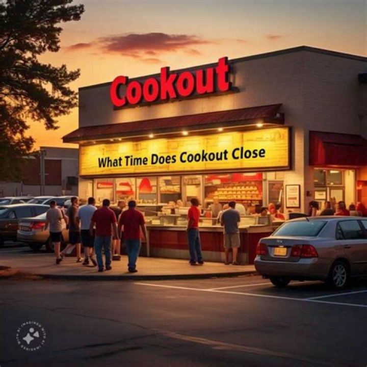 What time does the inside of cookout close?