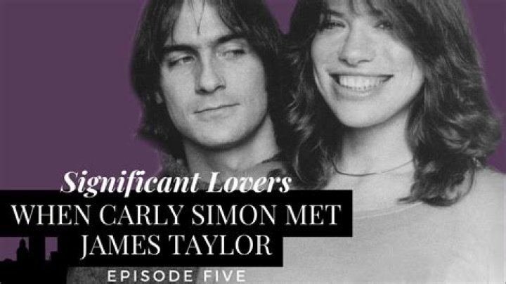 What years were James Taylor and Carly Simon married?