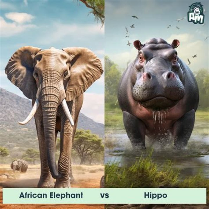 Whats bigger a rhino or a hippo?