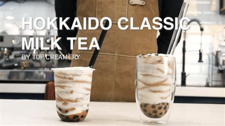 Whats hokkaido milk tea?