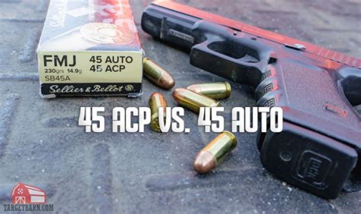 Whats the difference between .45 auto and .45 ACP?