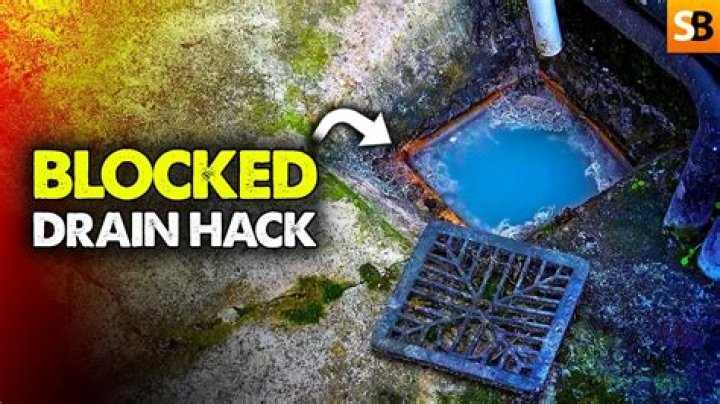 When drain is blocked?