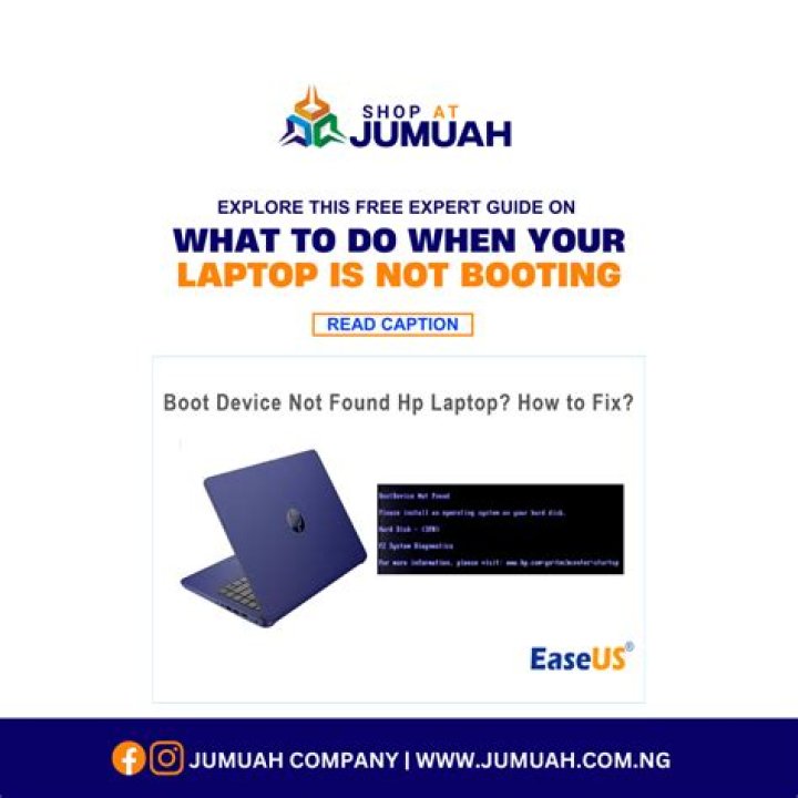 When laptop is not booting?