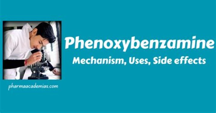 When to use phenoxybenzamine?