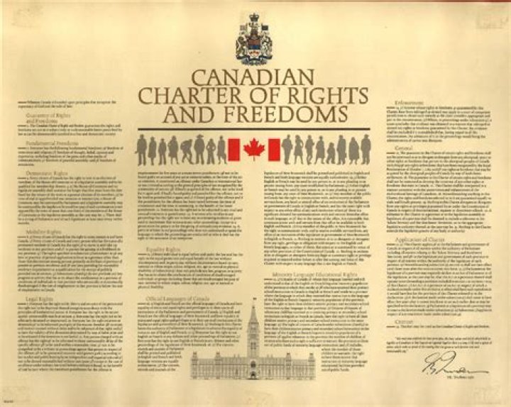 When was the charter of rights and freedoms created?