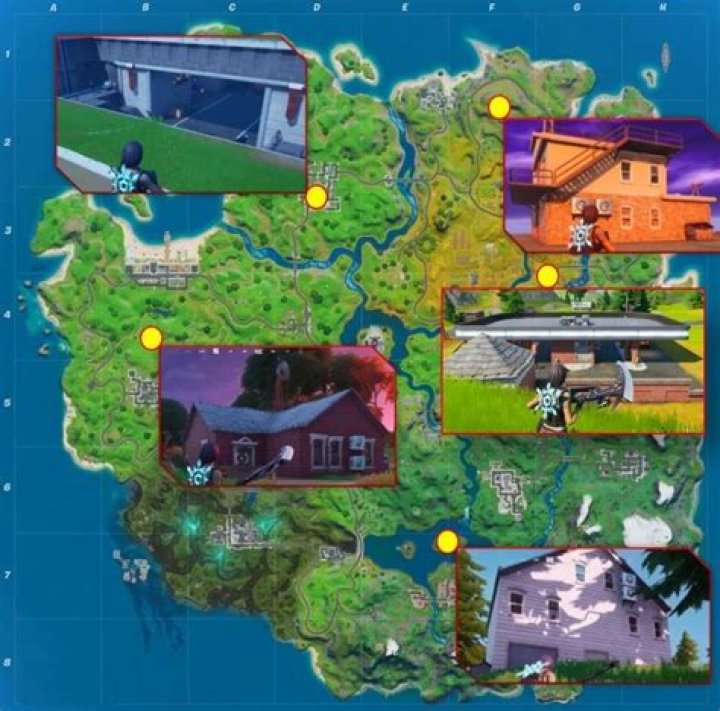 Where are the spy bases in fortnite?