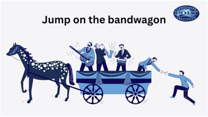 Where did the saying bandwagon come from?