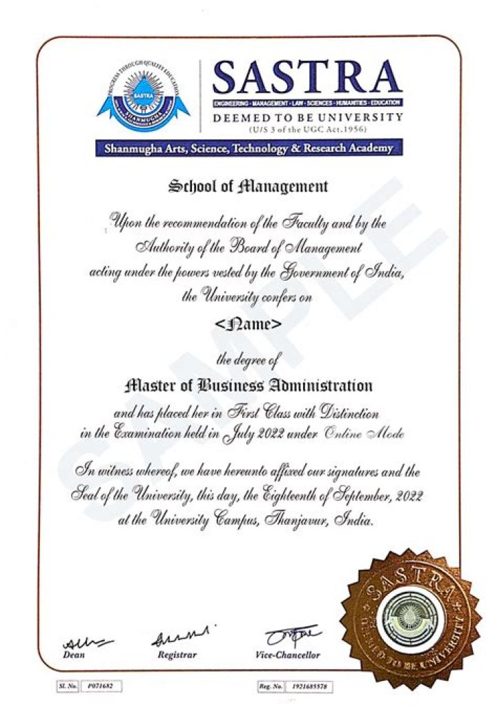 Which is better sastra or amrita?