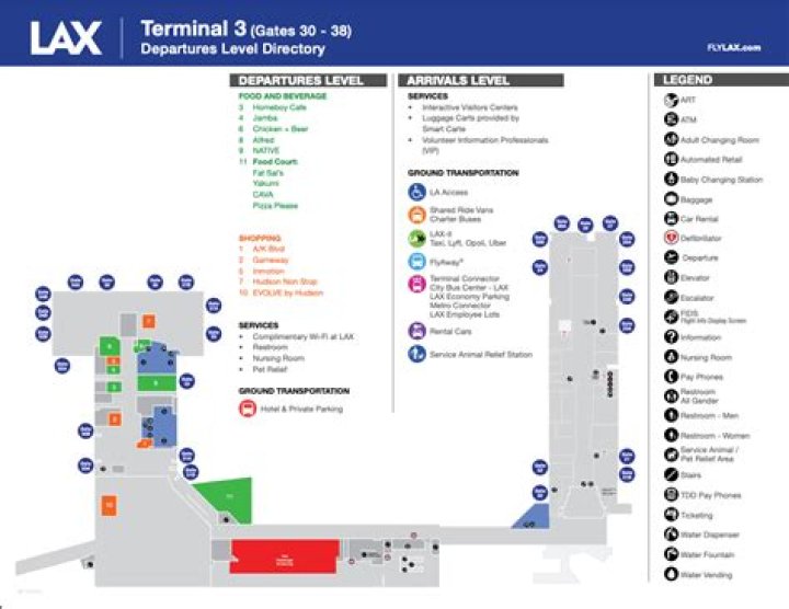 Which terminal is international at lax?