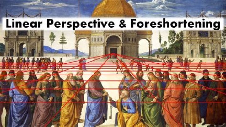 Who first demonstrated the system of linear perspective?
