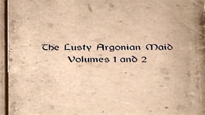 Who wrote the lusty argonian maid?