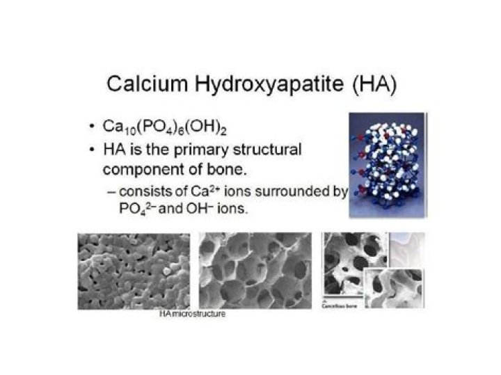 Why calcium hydroxyapatite is used?