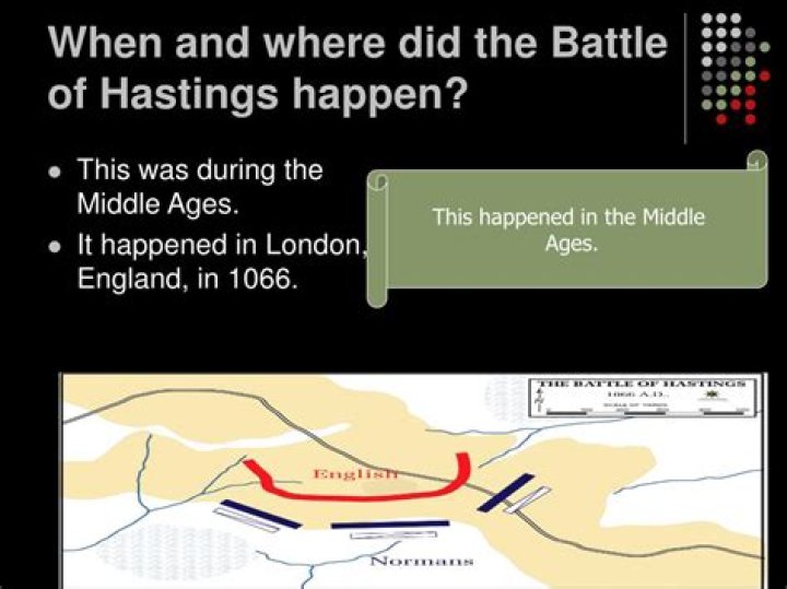 Why did battle of hastings happen?
