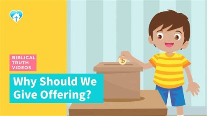 Why do we give offerings to god?