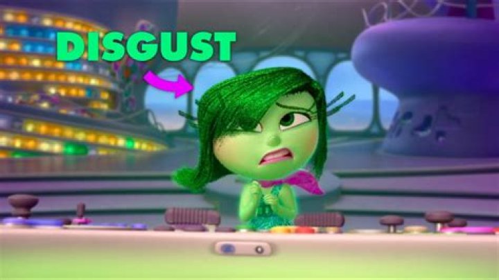 Why is disgust green in inside out?