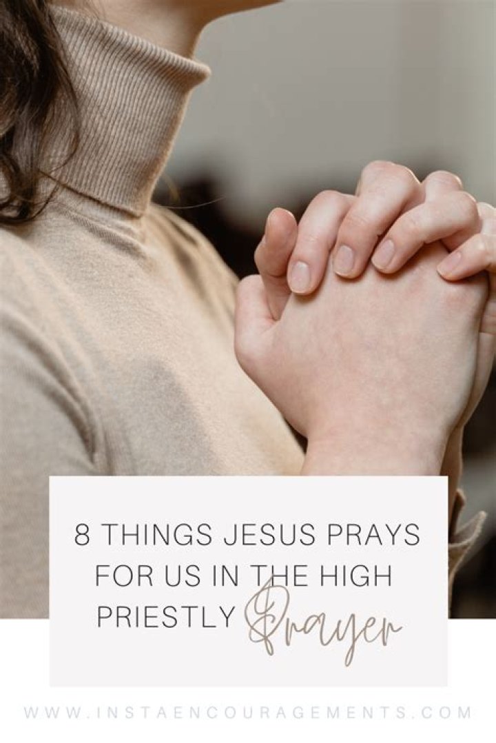 Why is it called the high priestly prayer?
