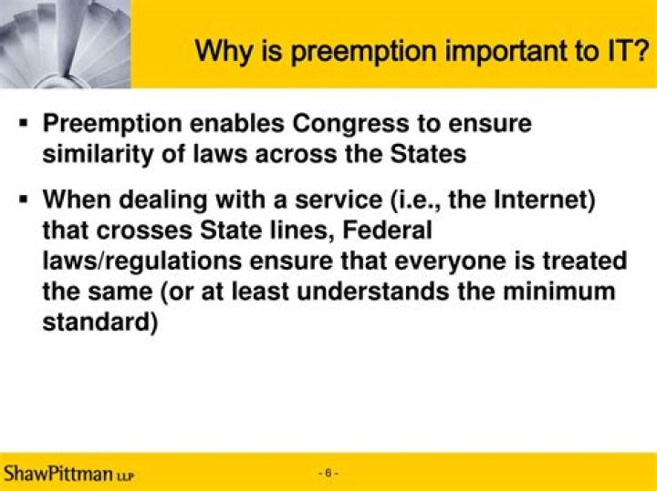 Why is preemption important?