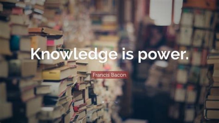 Why knowledge is power?