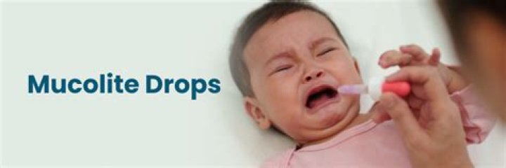 Why mucolite drops is used?